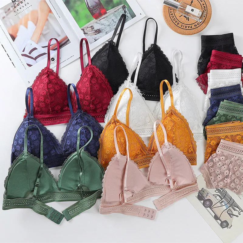 Conjunto Lingerie Essenza Lace – Conforto e Elegância em Renda Premium