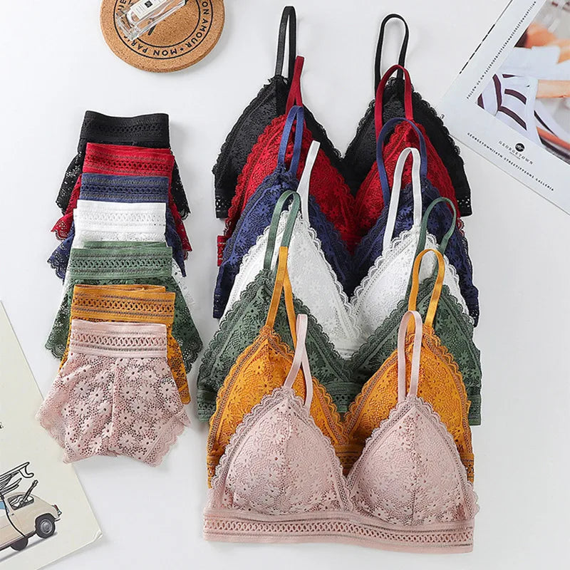 Conjunto Lingerie Essenza Lace – Conforto e Elegância em Renda Premium